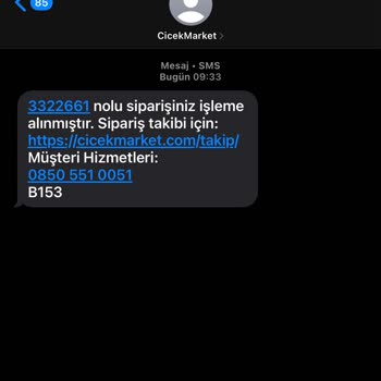 Çiçek Siparişi Teslim Edilmedi Ve İade Sorunu
