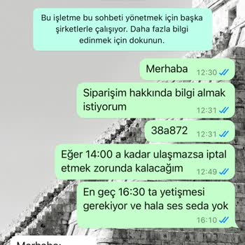Zamanında Teslim Edilmeyen Sipariş Sorunu