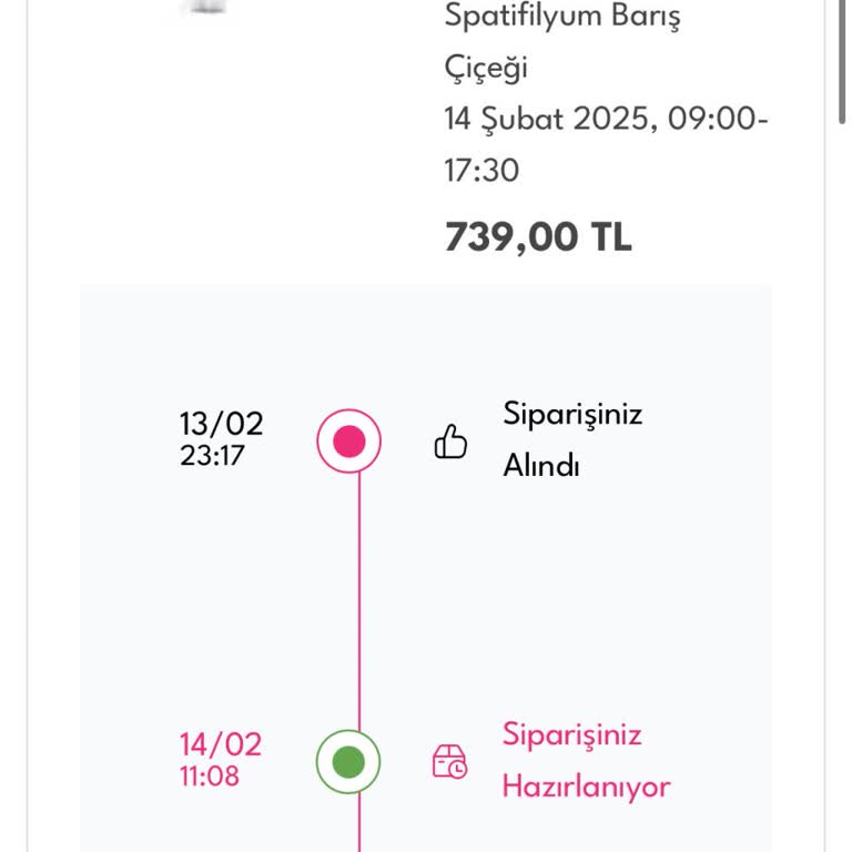 Zamanında Teslim Edilmeyen Çiçek Siparişi