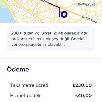 Sarı Takside Haksız Ücretlendirme Şoku