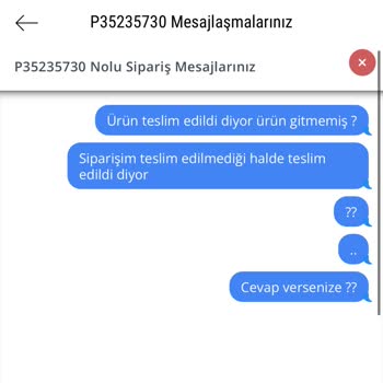 Teslim Edilmeyen Sipariş Ve Ulaşılamayan Müşteri Hizmetleri