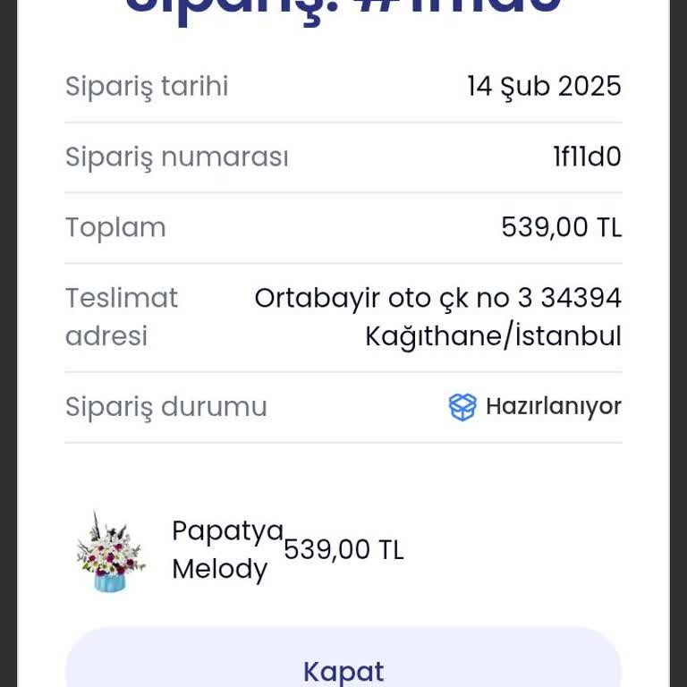 Teslimat Sorunu Ve İletişim Eksikliği