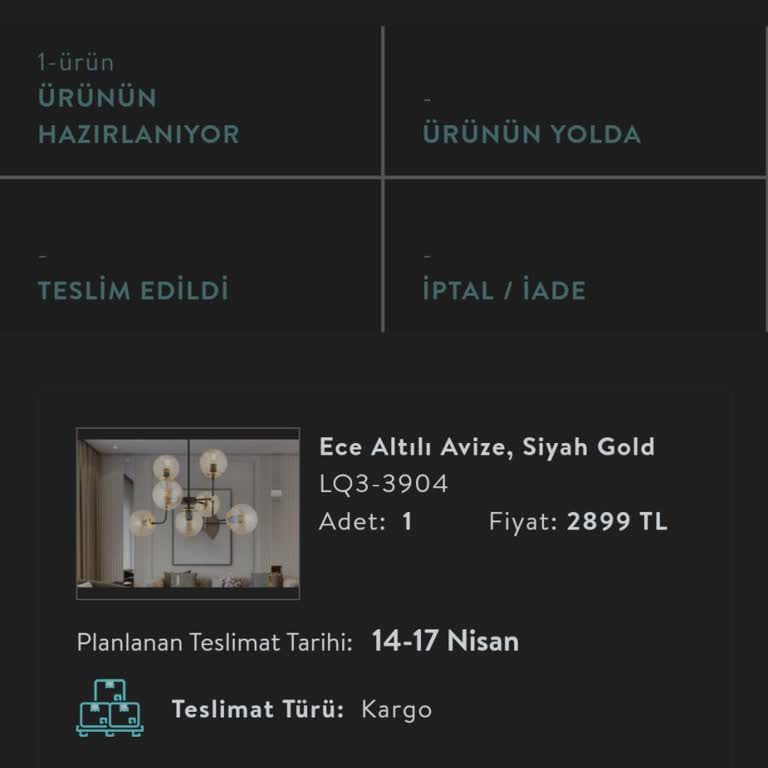 Vivense'den Avize Siparişi: İptal Kesintisi Sorunu