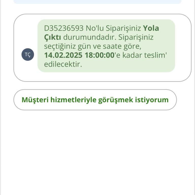 14 Şubat'ta Geciken Teslimat Ve Kötü Müşteri Hizmetleri Deneyimi