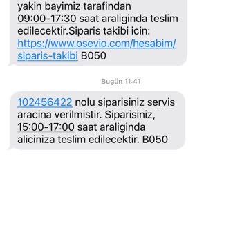 Sipariş Teslimatı Ve Müşteri Hizmetleri Sorunu