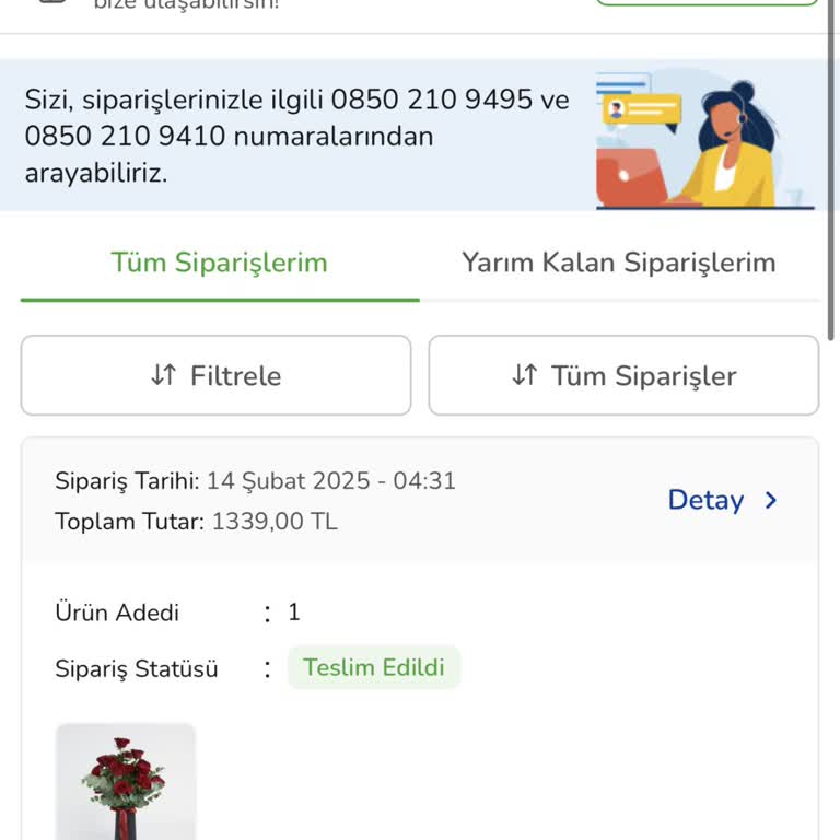 Çiçek Sepeti'nde Teslimat Sorunu