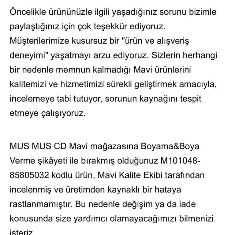 Pantolonum İlk Yıkamada Soldu!