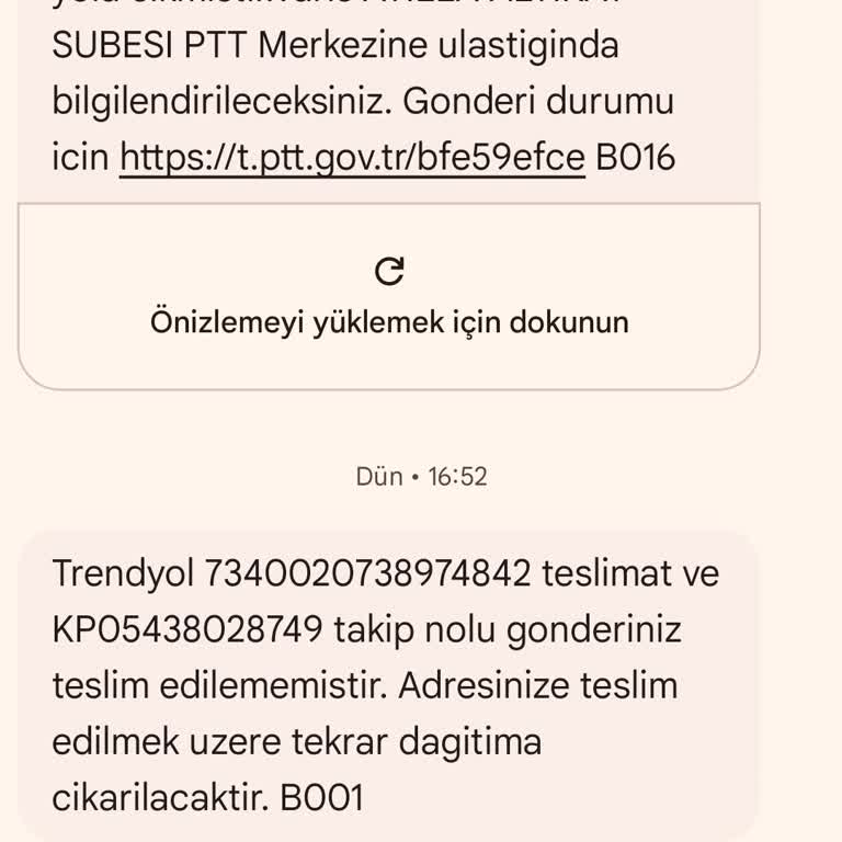 PTT Kargo'nun Şehir İçi Teslimat Sorunu
