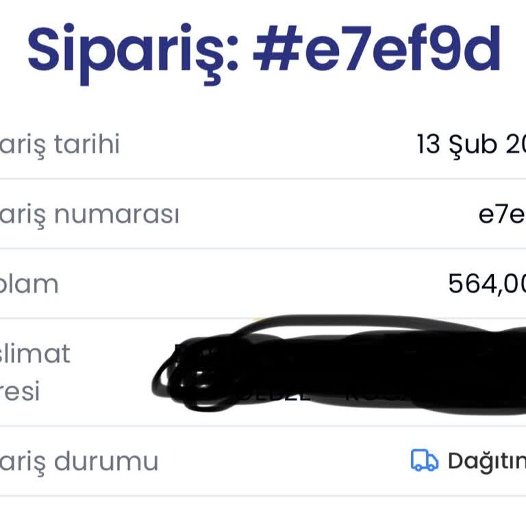 Taahhüt Edilen Sürede Ulaşmayan Sipariş Ve İletişim Sorunları