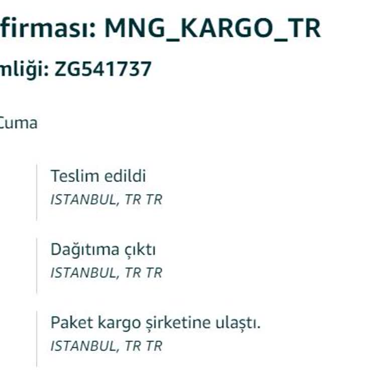 MNG Kargo'nun Sorumluluk Eksikliği Ve Yanıltıcı Teslimat Bilgisi