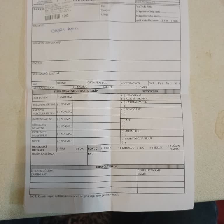 Acil Serviste İhmalkarlık Ve İlgisizlik