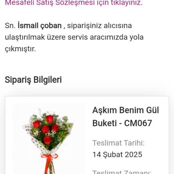 Çiçek Siparişim Teslim Edilmedi Ve İletişim Sağlanamadı