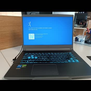 MSI Laptop Mavi Ekran Sorunu Ve Yüksek Onarım Ücreti