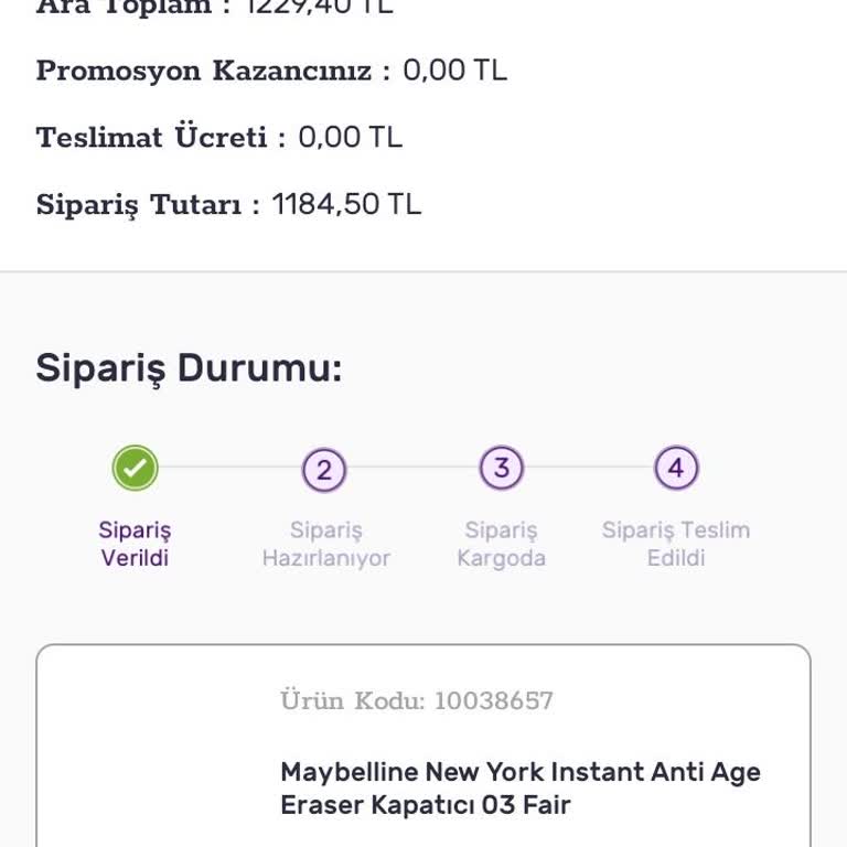 Siparişim Neden Hala Hazırlanmadı?