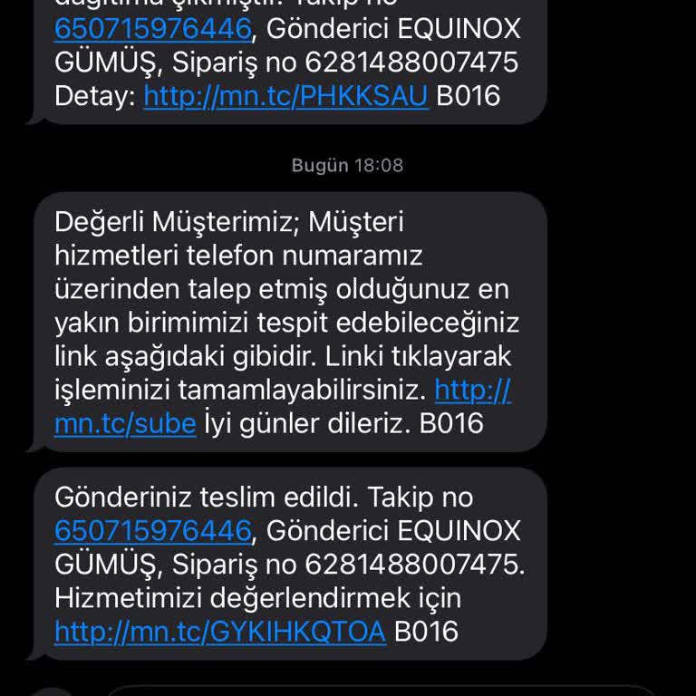 Teslim Edilmeyen Kargo Ve Yanıltıcı Bildirimler