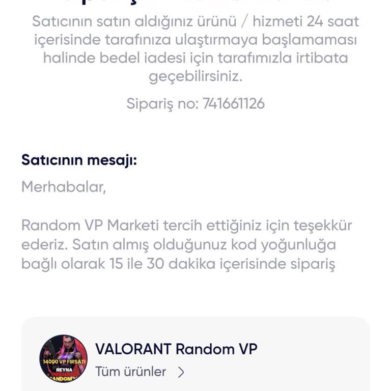 Random Vp Market Mağdur Etti