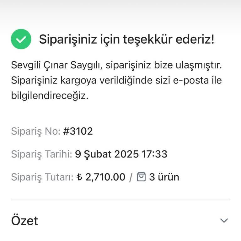Eksik Ve Hatalı Ürün Teslimatı