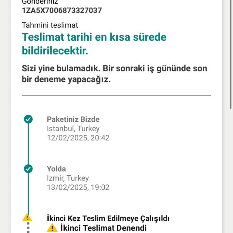 UPS Türkiye'nin Teslimat Sorunları: Yanıltıcı Bilgilendirme Ve İletişimsizlik