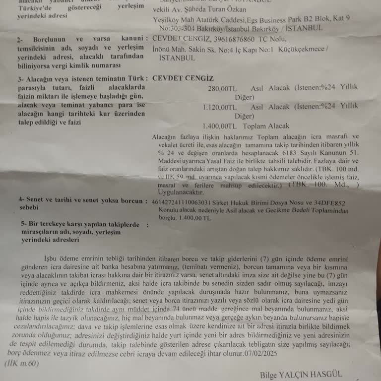 KMO Anadolu Otoyolu: Haksız İcra Ve Yanıltıcı Borç Bildirimi