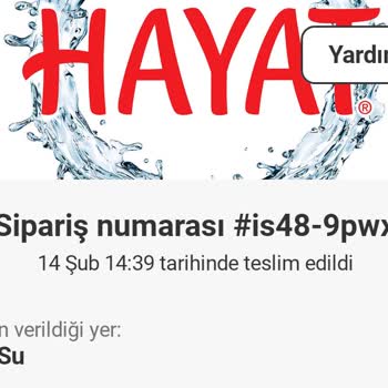 Teslim Edilmeyen Su Siparişi Ve Yanıltıcı Bilgilendirme