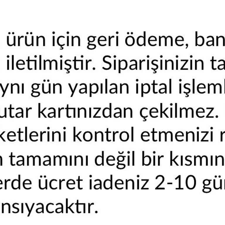 İptal Edilen Siparişin İadesi Neden Gecikiyor?