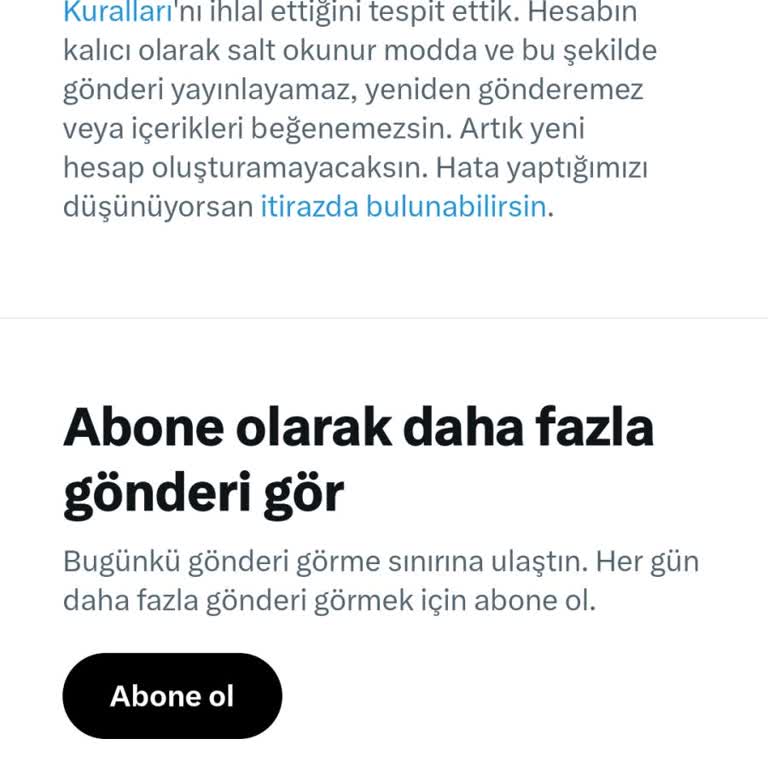 Haksız Hesap Askıya Alınma Sorunu