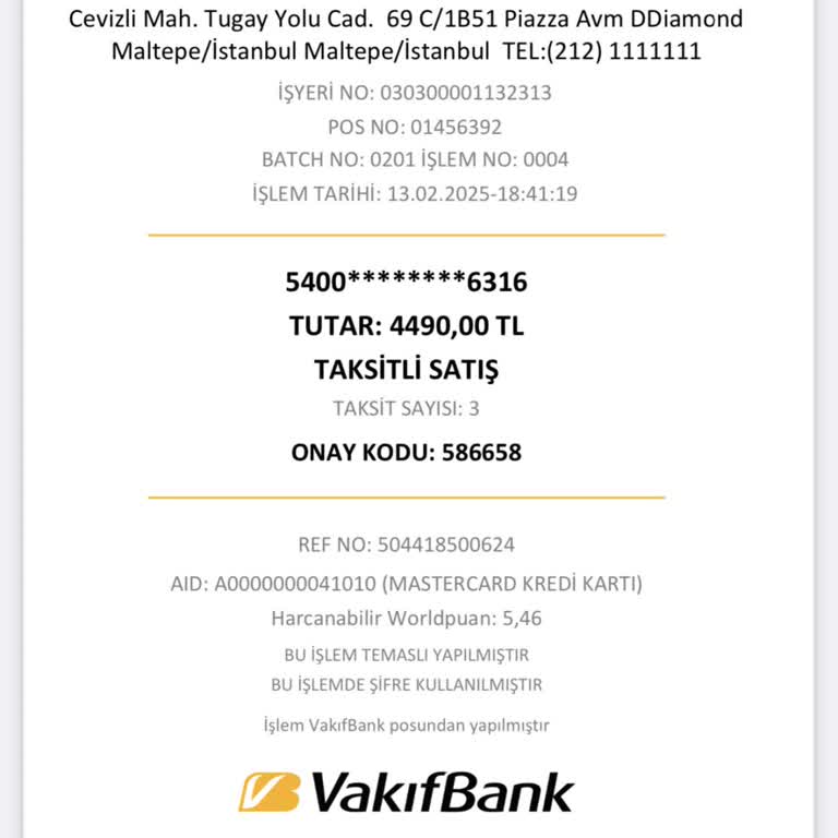 Yanıltıcı İade Bilgisi