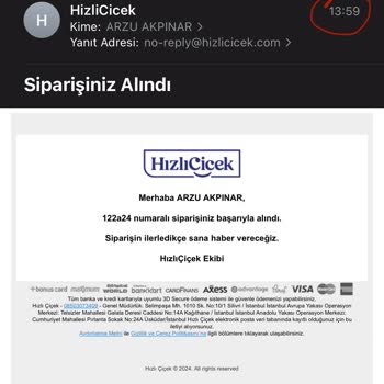 Çiçek Siparişim Teslim Edilmedi Ve İletişim Kurulamıyor