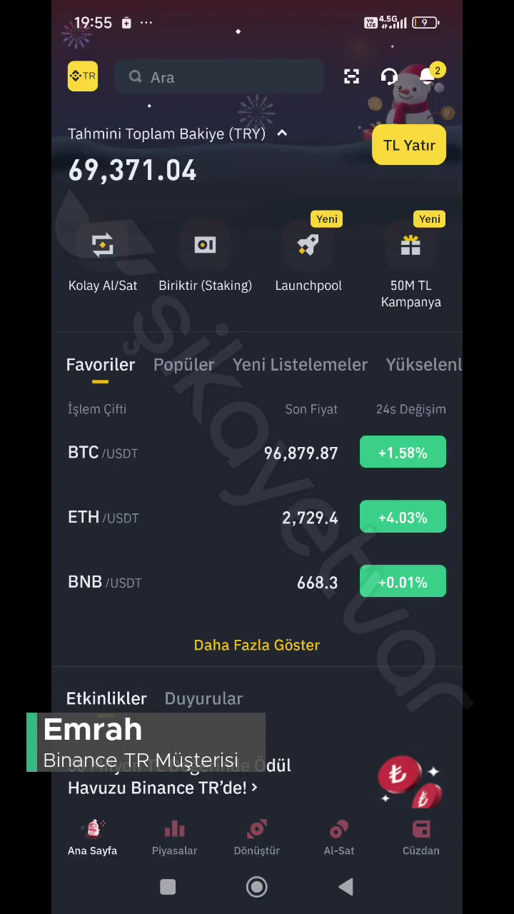 Binance TR Kısıtlama Hesabım Sürekli Veriyor Kendi Paramı Çekemiyorum videonun kapak resmi