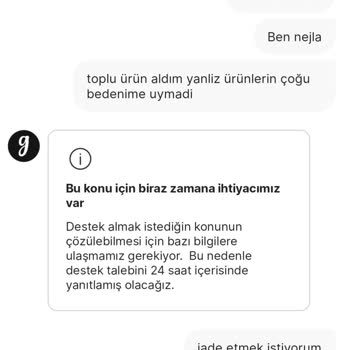 İade Sürecinde İletişim Sorunu