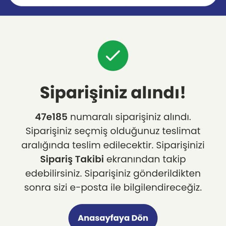 Teslim Edilmeyen Sipariş Ve İletişim Sorunları