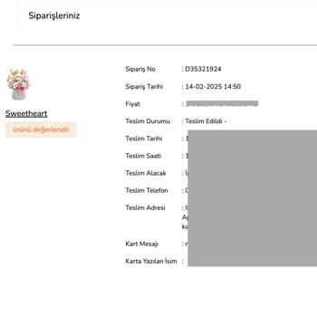 Sevgililer Gününde Çiçek Teslimatında Büyük Hayal Kırıklığı