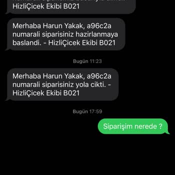 Hızlı Çiçek'te Sipariş Sorunu Ve Ulaşılmaz Müşteri Hizmetleri
