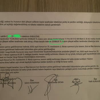 Vodafone'dan Aldığım Hatalı İphone İadesi Mağduriyeti