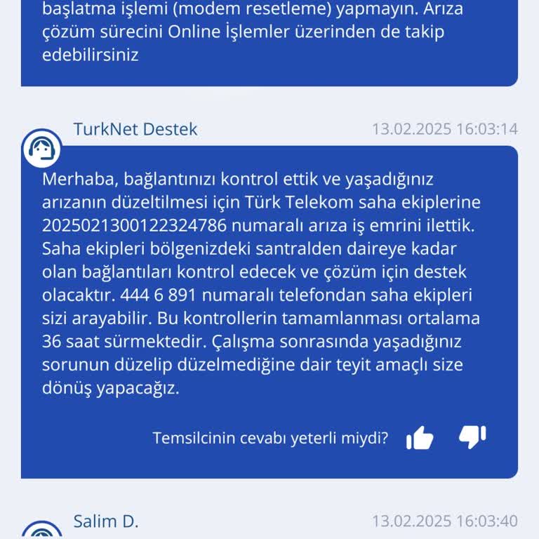TurkNet İnternet Kesintisi İşimi Engelliyor