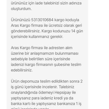 Hepsiburada'da İade Süreci Çilesi