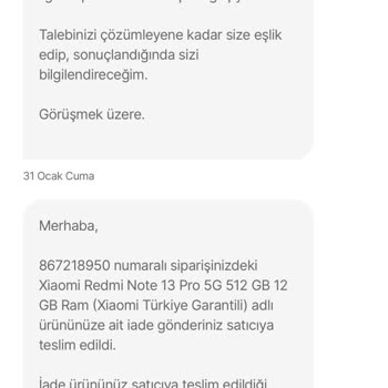 Hepsiburada'da İade Süreci Çilesi