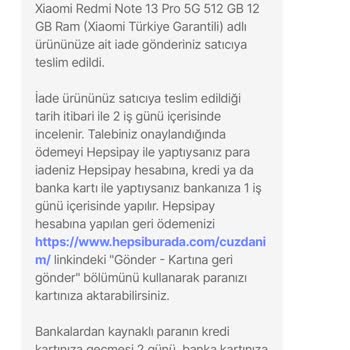 Hepsiburada'da İade Süreci Çilesi