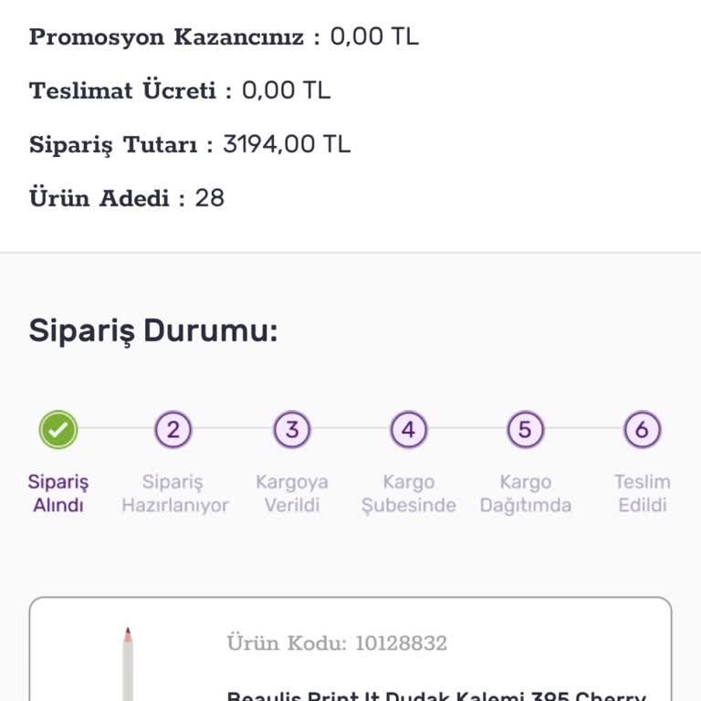Siparişin Hazırlanmasındaki Aşırı Gecikme
