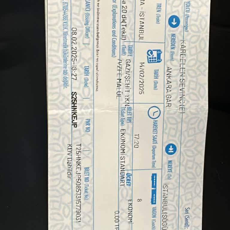 Hızlı Trende Yanlış Koltuk Düzeni Şoku