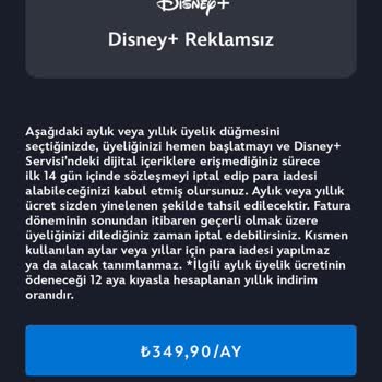 Disney+ Paket Hatası Ve Bilgilendirme Eksikliği