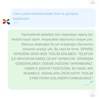 Teslim Edilmeyen Çiçek Ve İlgisiz Müşteri Hizmetleri