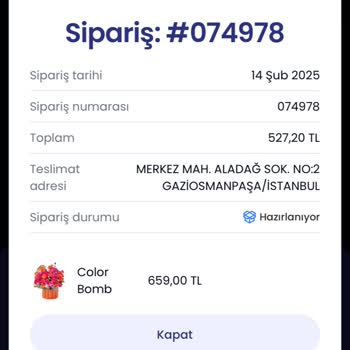 Geç Teslimat Ve İletişim Eksikliği