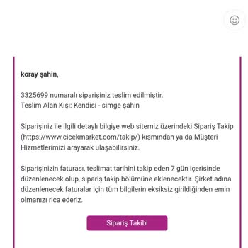 Çiçek Teslimatında İletişim Sorunu