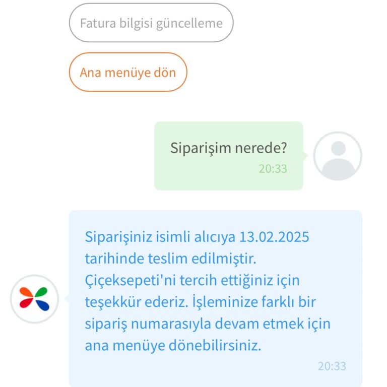 Çiçek Sepeti'nde Teslimat Sorunu Ve İletişimsizlik