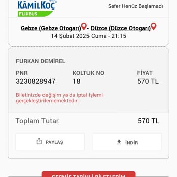 Kamil Koç İle Soğukta Bekletilen Yolcu