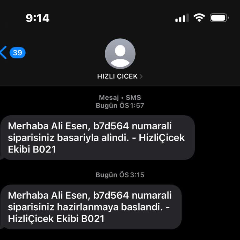 Teslim Edilmeyen Sipariş Ve İletişim Sorunu