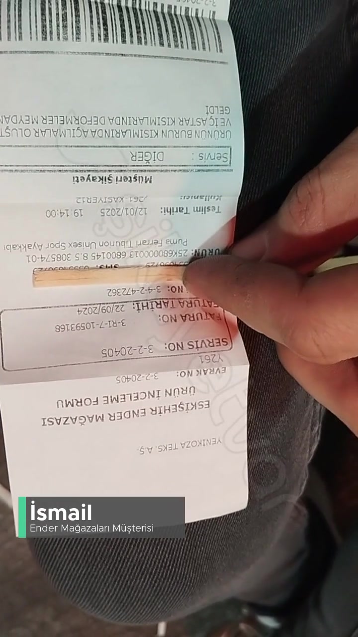 Ender Mağazaları Spor Ayakkabı Sorunu! videonun kapak resmi