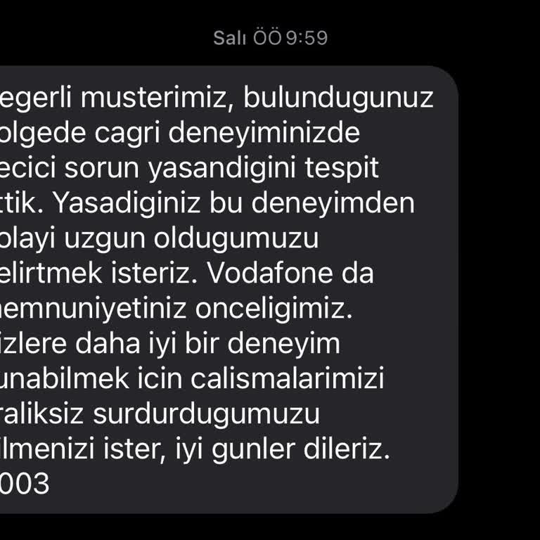 Vodafone Çekim Problemi Ve Müşteri Hizmetleri Sorunu