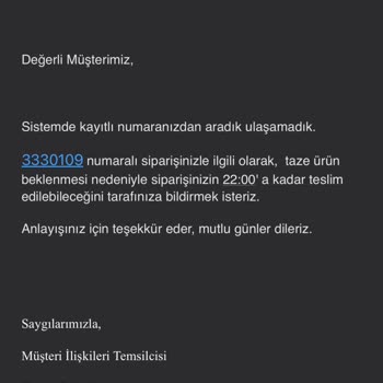 Çiçek Siparişi Teslim Edilmedi, Müşteri Hizmetlerine Ulaşılamıyor